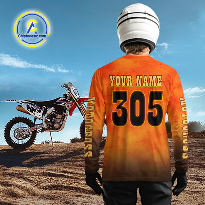 Wolf Custom Motocross Jersey Dirt Bike Shirt for Men Kid Women Moto Racing Shirt XM401