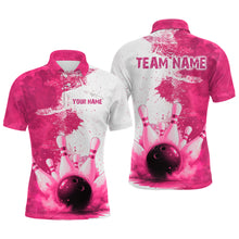 Load image into Gallery viewer, Orange Bowling Shirts for Women Men Custom Bowling Polo &amp; 1/4 Zip Shirt for Team MBL220