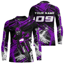 Load image into Gallery viewer, Purple Motocross Jersey for Men Kids Women Custom Dirt Bike Shirts Motorcycle Shirt XM496