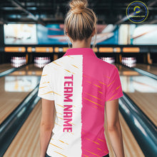 Load image into Gallery viewer, Beer Bowling Shirts Pink&amp;White Beer Bowling Jersey for Team Women Men Bowl League MBL259