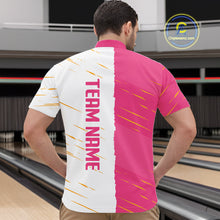 Load image into Gallery viewer, Beer Bowling Shirts Pink&amp;White Beer Bowling Jersey for Team Women Men Bowl League MBL259