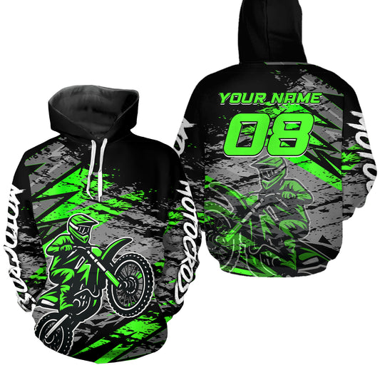 Custom Motocross Hoodie Men Women Adult Dirt Bike Hoodie Off road Racing Shirt MH415
