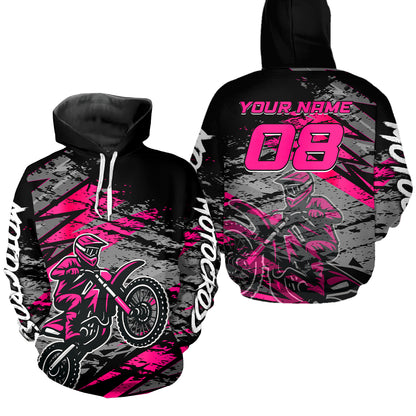 Custom Motocross Hoodie Men Women Adult Dirt Bike Hoodie Off road Racing Shirt MH415