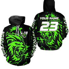 Load image into Gallery viewer, Lion Motocross Hoodie for Men Women Dirt Bike Racing Hoodie Custom Riding Shirt MH422