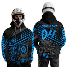 Load image into Gallery viewer, Custom Motocross Hoodie Men Women Dirt Bike Racing Hoodie Custom Riding Shirt MH444