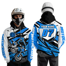 Load image into Gallery viewer, Custom Motocross Hoodie for Men Women Adult Dirt Bike Racing Hoodie Riding Shirt MH446