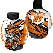 Load image into Gallery viewer, Custom Motocross Hoodie for Men Women Adult Dirt Bike Racing Hoodie Riding Shirt MH446