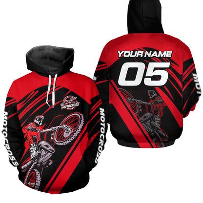 Custom Motocross Racing Hoodie for Men Women Adult Dirt Bike Hoodie Riding Shirt MH456