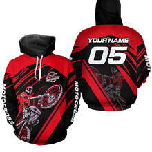 Load image into Gallery viewer, Custom Motocross Racing Hoodie for Men Women Adult Dirt Bike Hoodie Riding Shirt MH456