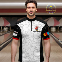 Load image into Gallery viewer, Funny Turkey Bowling Shirts for Women Men Team Bowling Jerseys for Thanksgiving MBL177