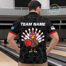 Load image into Gallery viewer, Funny Turkey Bowling Shirts for Women Men Team Bowling Jerseys for Thanksgiving MBL177