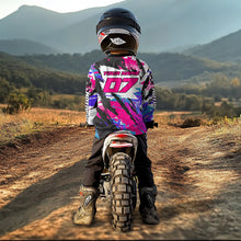 Load image into Gallery viewer, Custom Pink Motocross Racing Jersey Women Kid Men Adult Dirt Bike Off road Shirt XM469