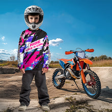 Load image into Gallery viewer, Custom Pink Motocross Racing Jersey Women Kid Men Adult Dirt Bike Off road Shirt XM469