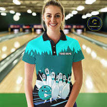 Load image into Gallery viewer, Custom Bowling Shirts for Women Men Bowling Jersey Polo &amp; 1/4 Zip Shirt for Team MBL221