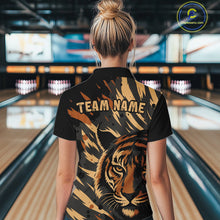 Load image into Gallery viewer, Tiger Bowling Shirts for Team Women Men Custom Tiger Bowling Polo &amp; 1/4 Zip Shirt MBL183