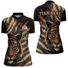 Load image into Gallery viewer, Tiger Bowling Shirts for Team Women Men Custom Tiger Bowling Polo &amp; 1/4 Zip Shirt MBL183