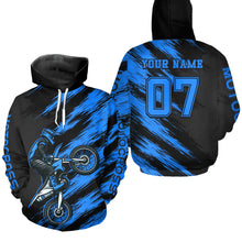 Load image into Gallery viewer, Custom Motocross Hoodie for Men Women Adult Dirt Bike Racing Hoodie Riding Shirt MH483