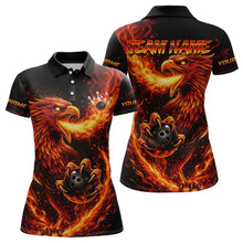 Load image into Gallery viewer, Flaming Eagle Bowling Shirts for Team Women Men Bowling Polo &amp; 1/4 Zip Shirt Custom MBL243