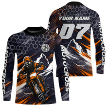 Load image into Gallery viewer, Orange Motocross Racing Jersey for Kids Women Men Dirt Bike Shirts Motorcycle Riding Shirt XM493