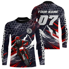 Load image into Gallery viewer, Red Motocross Racing Jersey for Kids Women Men Dirt Bike Shirts Motorcycle Riding Shirt XM493
