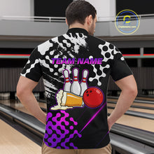 Load image into Gallery viewer, Purple Beer Bowling Shirts for Team Women Men Beer Bowling Polo&amp;1/4 Zip Bowl League MBL255