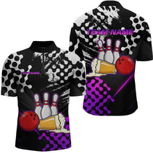 Load image into Gallery viewer, Purple Beer Bowling Shirts for Team Women Men Beer Bowling Polo&amp;1/4 Zip Bowl League MBL255