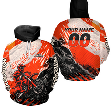 Load image into Gallery viewer, Custom Motocross Hoodie for Men Women Dirt Bike Racing Hoodie Custom Riding Shirt MH416