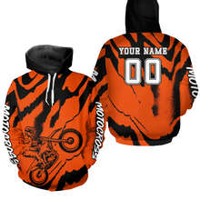 Load image into Gallery viewer, Personalized Motocross Hoodie for Men Women Dirt Bike Racing Hoodie Custom Riding Shirt MH428