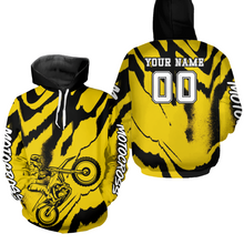 Load image into Gallery viewer, Personalized Motocross Hoodie for Men Women Dirt Bike Racing Hoodie Custom Riding Shirt MH428