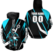 Load image into Gallery viewer, Custom Motocross Hoodie for Men Women Adult Dirt Bike Racing Hoodie Riding Shirt MH454