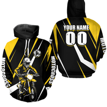 Load image into Gallery viewer, Custom Motocross Hoodie for Men Women Adult Dirt Bike Racing Hoodie Riding Shirt MH454