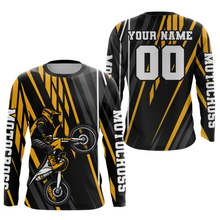 Load image into Gallery viewer, Orange Custom Motocross Jersey for Men Women Kid Dirt Bike Shirts Moto Racing Shirt XM461