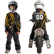 Load image into Gallery viewer, Orange Custom Motocross Jersey for Men Women Kid Dirt Bike Shirts Moto Racing Shirt XM461