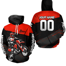 Load image into Gallery viewer, Custom Motocross Racing Hoodie for Men Women Adult Dirt Bike Hoodie Riding Shirt MH463