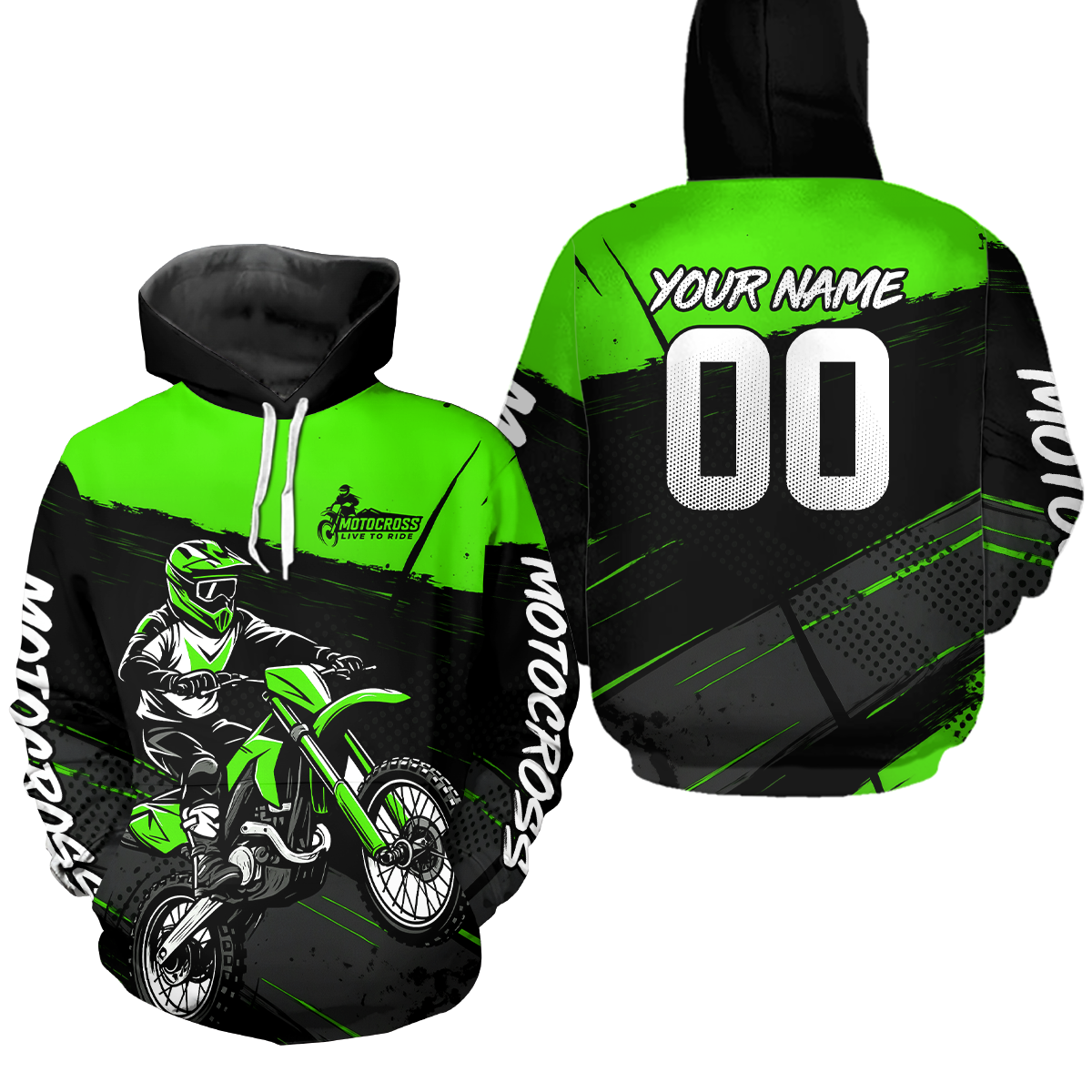 Custom Motocross Racing Hoodie for Men Women Adult Dirt Bike Hoodie Riding Shirt MH463