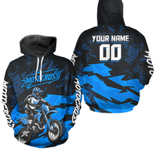 Load image into Gallery viewer, Custom Motocross Hoodie for Adult Men Women Dirt Bike Racing Hoodie Riding Shirt MH468
