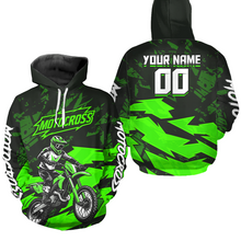 Load image into Gallery viewer, Custom Motocross Hoodie for Adult Men Women Dirt Bike Racing Hoodie Riding Shirt MH468