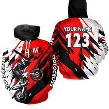 Load image into Gallery viewer, Custom Motocross Hoodie for Adult Men Women Dirt Bike Racing Hoodie Riding Shirt MH472