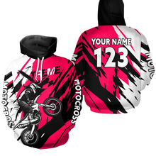 Load image into Gallery viewer, Custom Motocross Hoodie for Adult Men Women Dirt Bike Racing Hoodie Riding Shirt MH472
