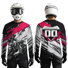 Load image into Gallery viewer, Pink Motocross Jersey for Men Kid Women Dirt Bike Jersey Youth Motorcycle Riding Shirt XM487