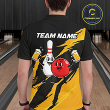 Load image into Gallery viewer, Yellow Funny Beer Bowling Shirts Beer Bowling Jersey Team Women Men Bowl League MBL258