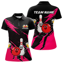 Load image into Gallery viewer, Pink Funny Beer Bowling Shirts Beer Bowling Jersey Team Women Men Bowl League MBL258