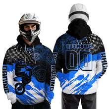 Load image into Gallery viewer, Custom Motocross Hoodie for Men Women Dirt Bike Racing Hoodie Moto Riding Shirt MH445