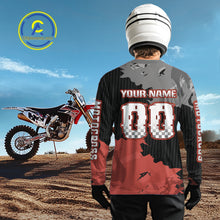 Load image into Gallery viewer, Red Custom Motocross Racing Jersey for Kid Men Women Dirt Bike Shirts Moto Shirt XM478