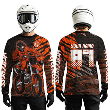 Load image into Gallery viewer, Orange Motocross Racing Jersey Kids Women Men Custom Dirt Bike Shirts Motorcycle Shirt XM494