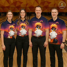 Load image into Gallery viewer, Custom Funny Duck Bowling Jersey for Men Bowling Uniform Polo &amp; 1/4 Zip Bowling Team Shirts HNT235