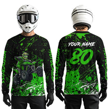 Load image into Gallery viewer, Green Youth ATV Motocross Shirts Kid Men Women Custom Off-Road Quad Bike Shirt UPF30+ DNT77