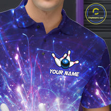 Load image into Gallery viewer, Custom Bowling Jersey for Men Bowling Uniform Polo &amp; 1/4 Zip Bowling Shirts for Bowler and Team HNT231