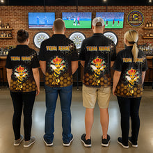 Load image into Gallery viewer, Custom Funny Queen Bee Dart Shirt Dart Team Jersey for Women Dartboard Polo &amp; 1/4 Zip Shirts NNT165