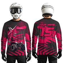 Load image into Gallery viewer, Custom Pink Off-Road Quad Bike Shirt Extreme ATV Motocross Shirts Kid Men Women UPF30+ DNT79